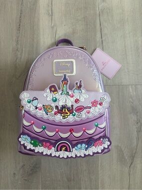 Disney Loungefly Tangled Princess Cake Mini Backpack